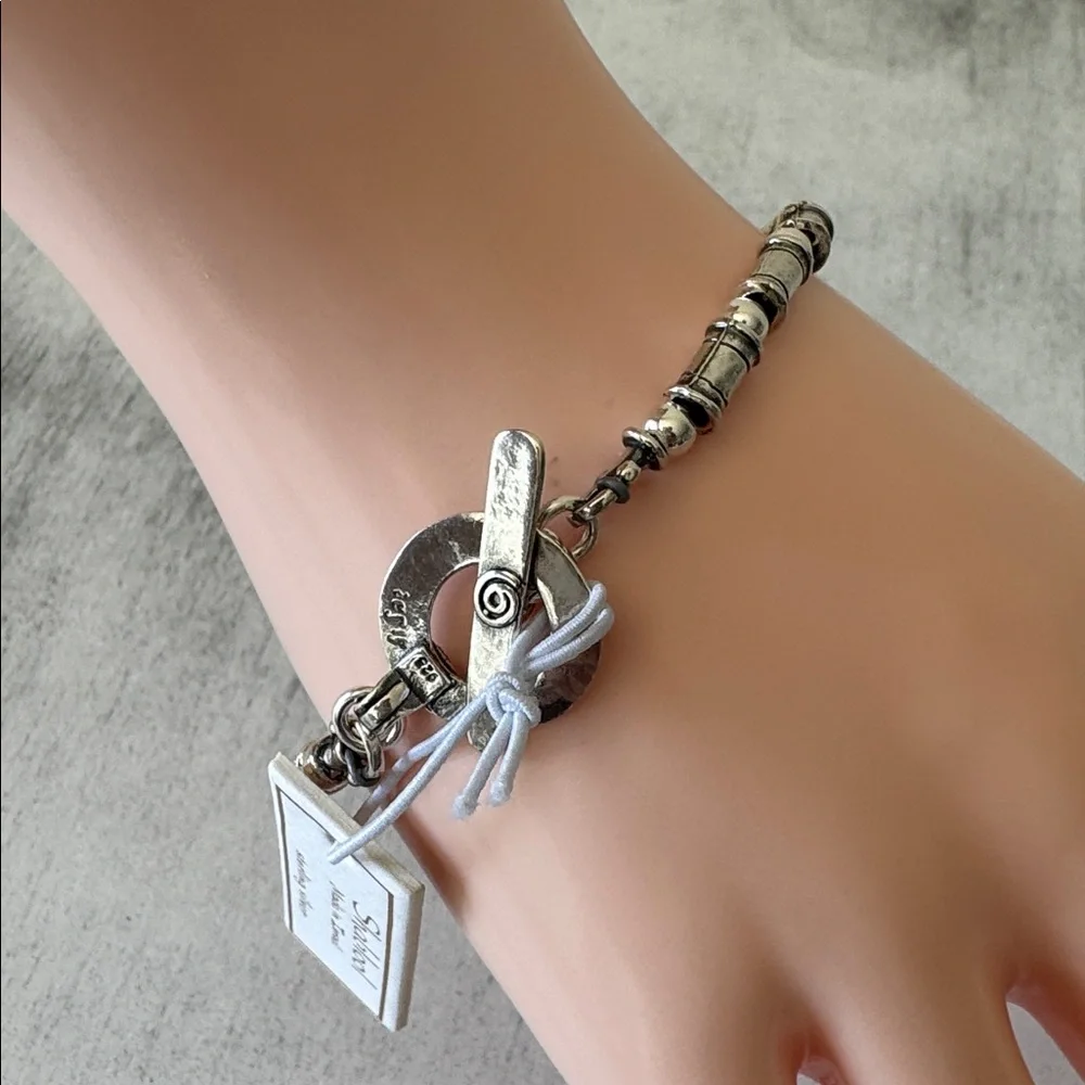 Shablool Israel 925 Sterling Silver Beaded Balls Charming Bracelet